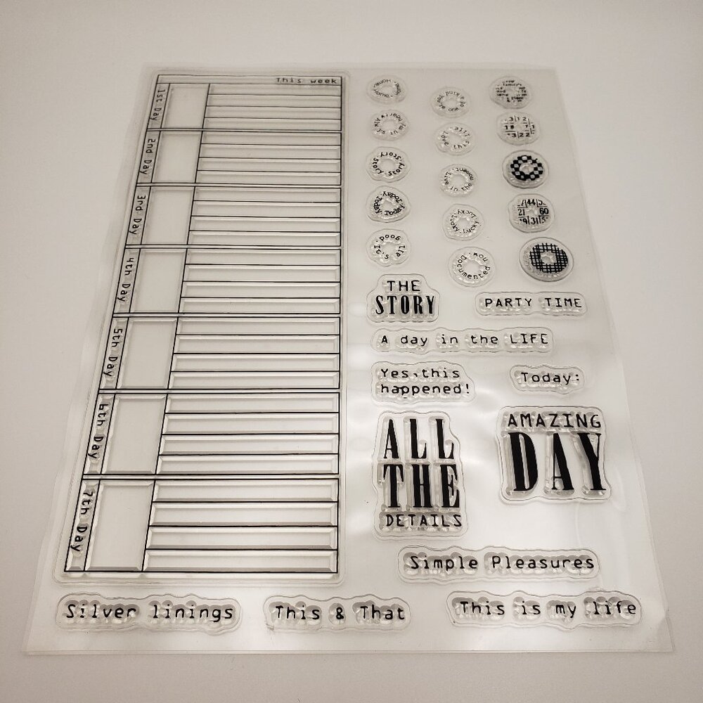 Elizebeth Craft Designs Stamp Set All The Details Stamp Set